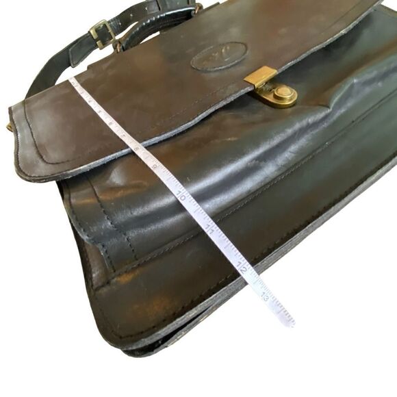 Handmade Mexican Leather Briefcase - Picture 14 of 15